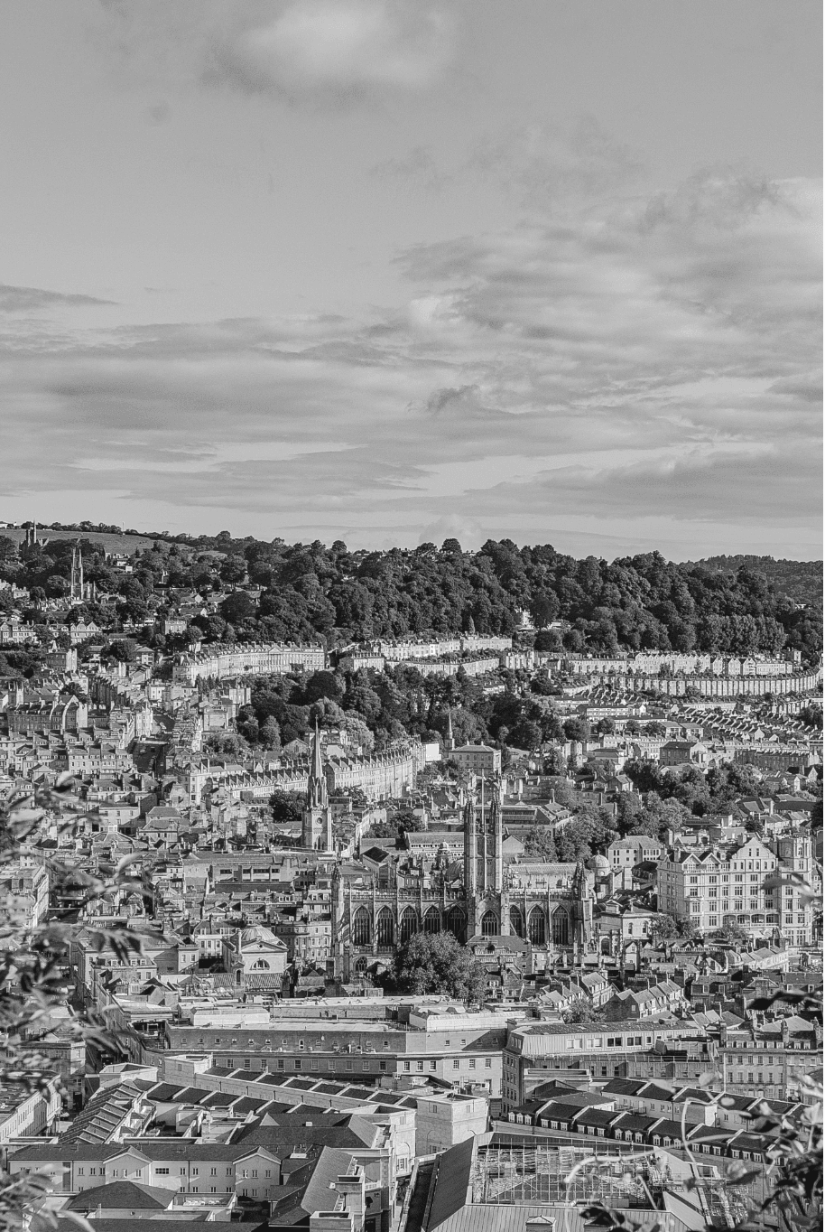 Georgian architecture and streetscape in Bath